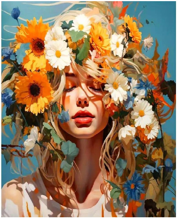 White Flower Girl